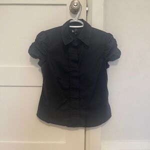 Old Navy Black Button Down Shirt